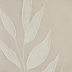 Bouclair White Leaves Framed Art* Oil Paintings