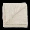Bouclair White Lonny Woven Throw* Decorative Throws & Blankets