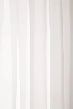 Bouclair White Rod Pocket Sheer Curtain* Sheer Curtains & Window Sheer Panels