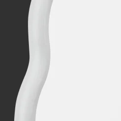 Bouclair White Scalloped Mirror* Junior Wall Decor & Mirrors