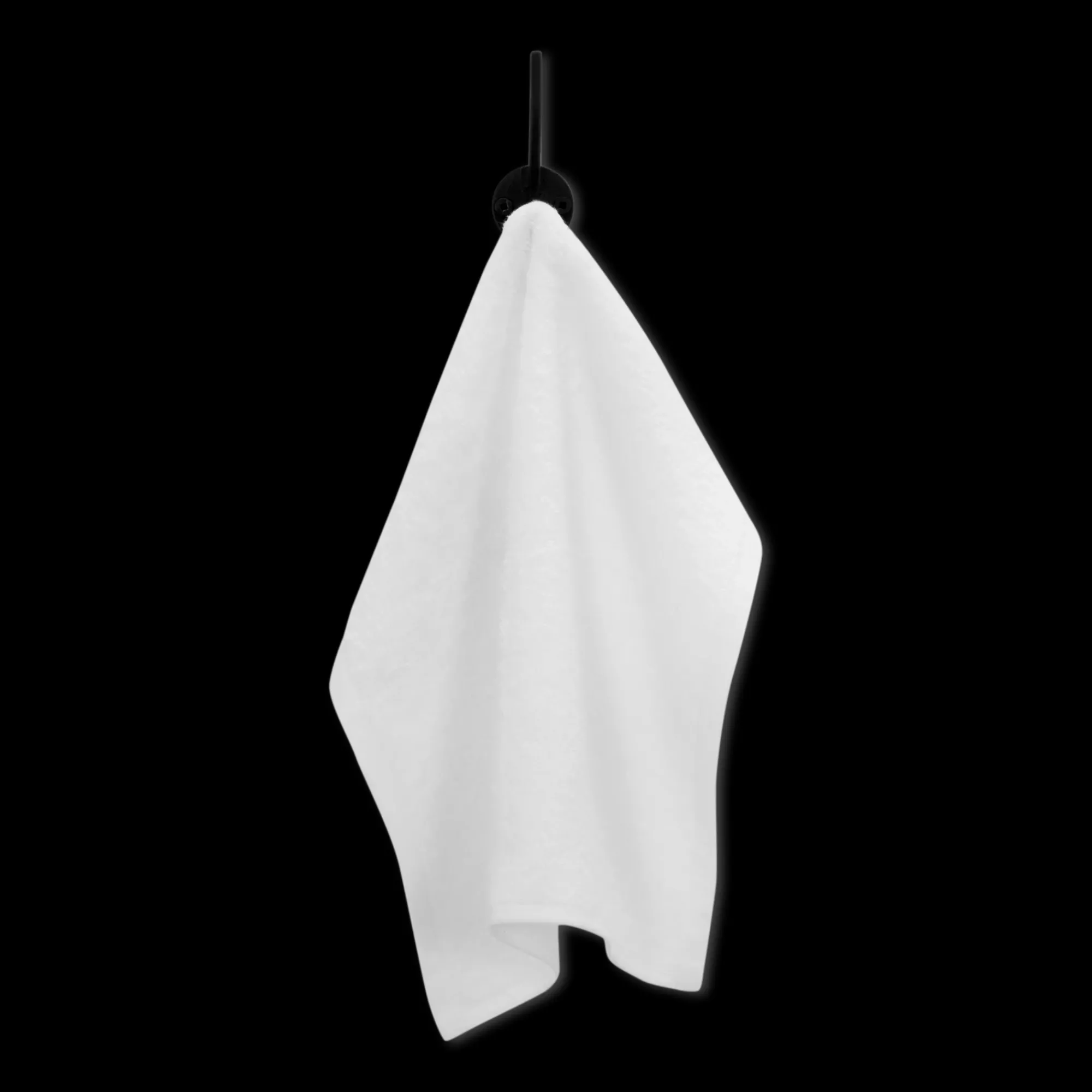 Bouclair White Set of 6 Large Washcloths* Bath Towels