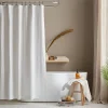 Bouclair White Waffy Essential Shower Curtain* Shower Curtains