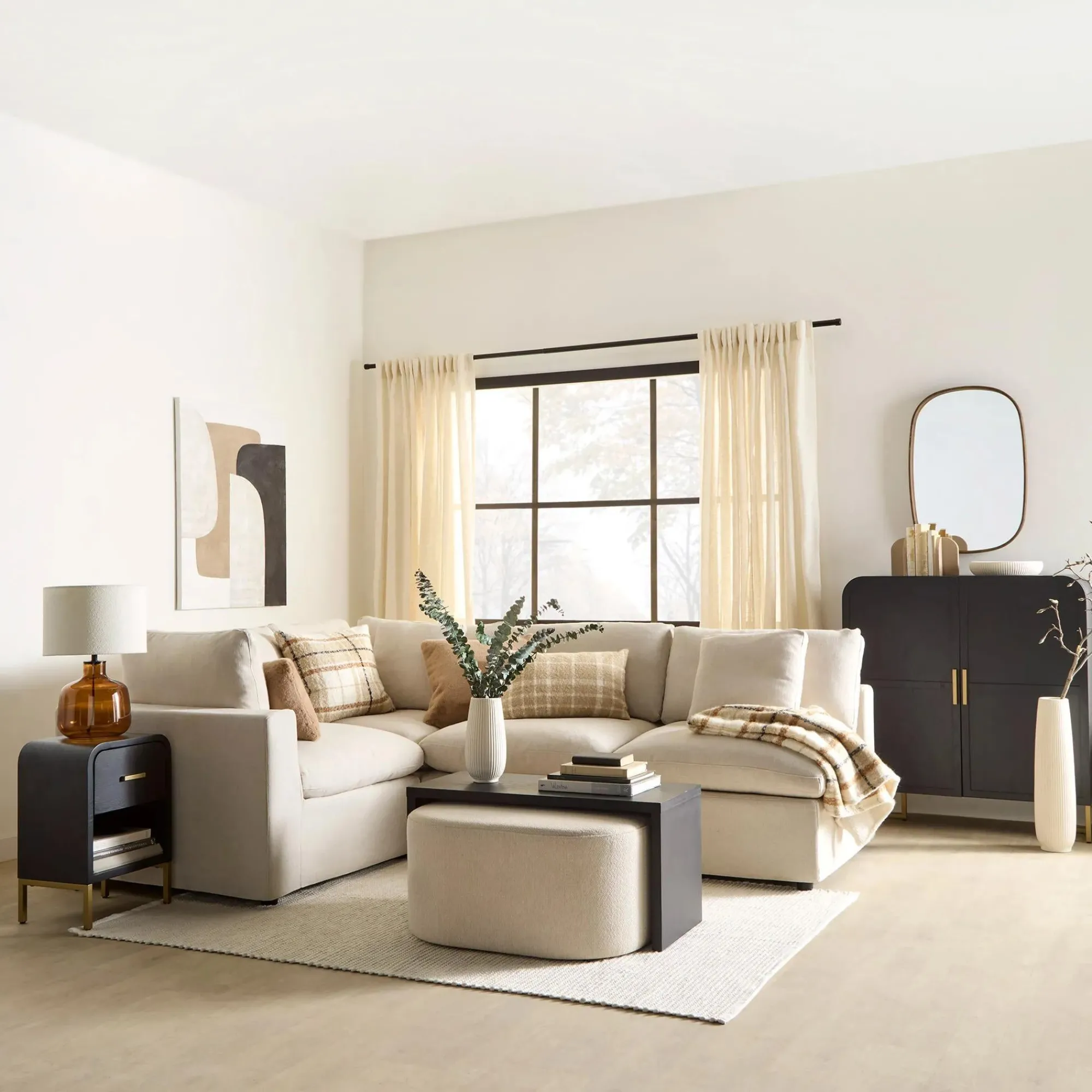 Bouclair Wood and Gold Buffet* Furniture Accessories|Buffet Tables & Credenzas