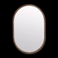 Bouclair Wood Framed Oval Mirror* Mirrors