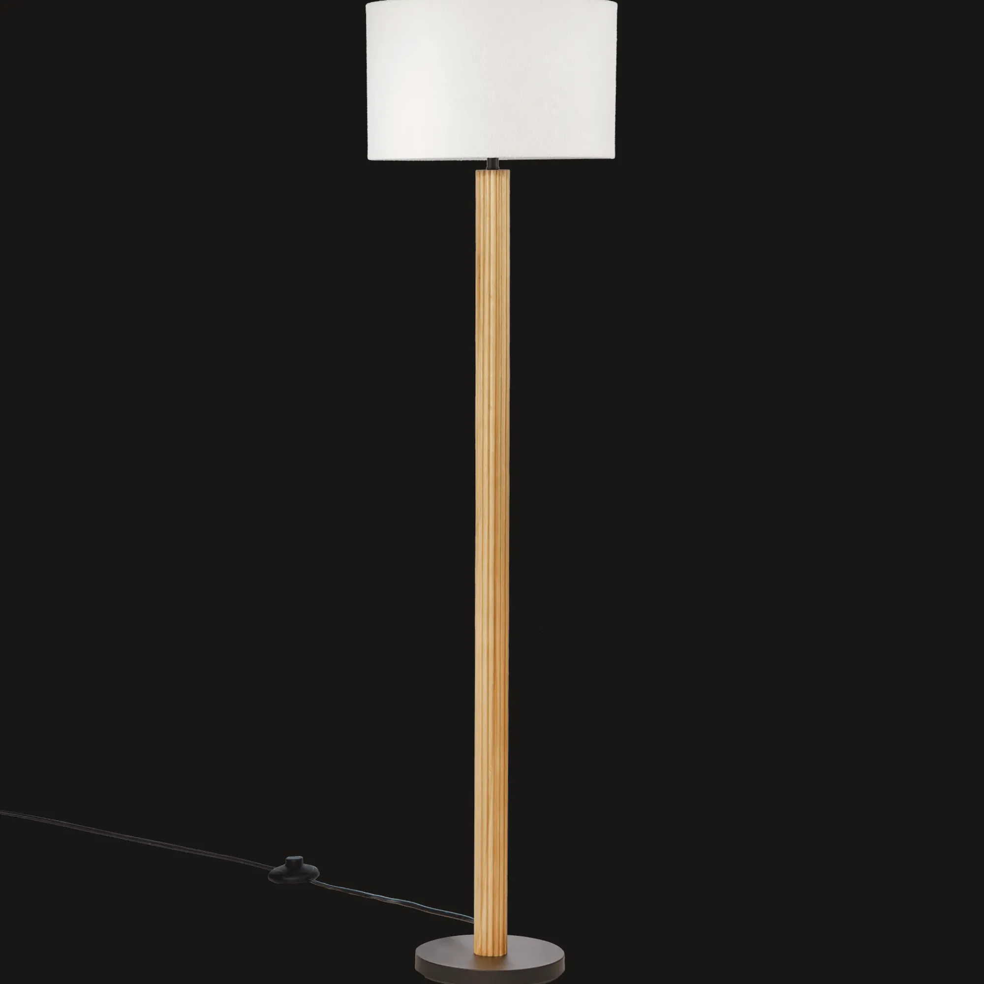 Bouclair Wooden Floor Lamp* Floor Lamps