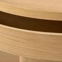 Bouclair Wooden Round Coffee Table with Lift Top* Coffee Tables|Coffee Tables & Side Tables