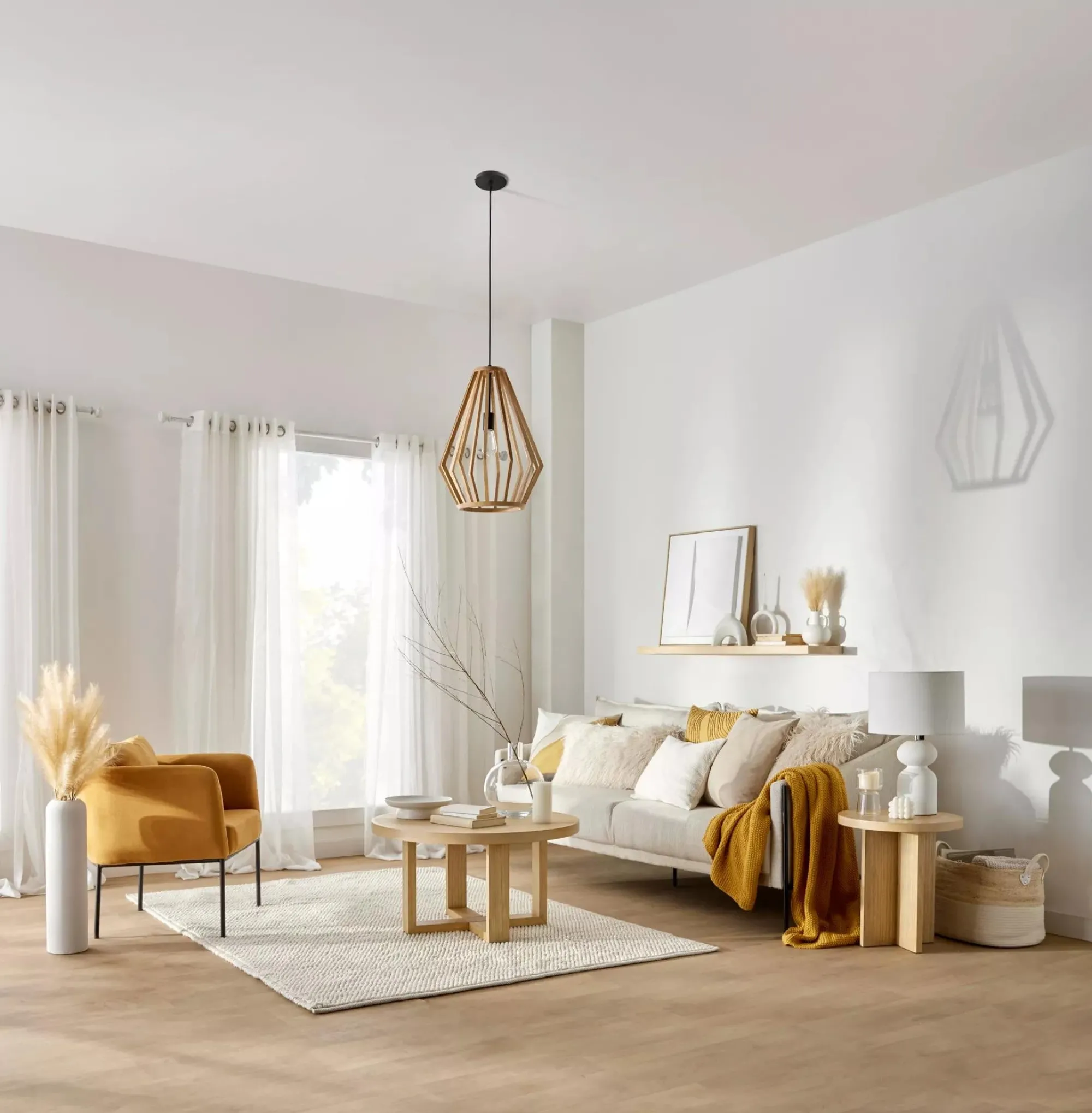 Bouclair Wooden Round Side Table* Side Tables|Coffee Tables & Side Tables