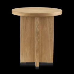 Bouclair Wooden Round Side Table* Side Tables|Coffee Tables & Side Tables
