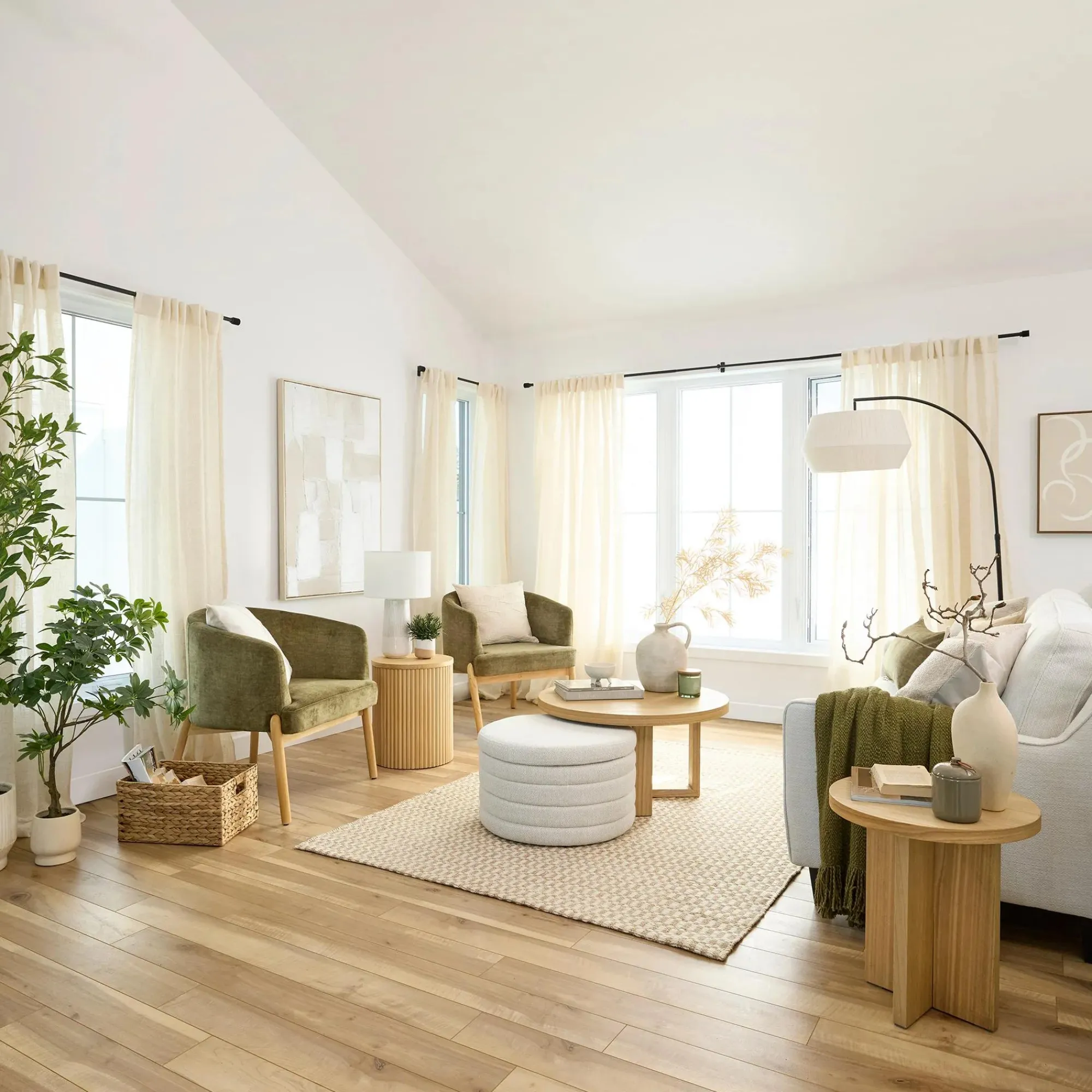 Bouclair Wooden Round Side Table* Side Tables|Coffee Tables & Side Tables