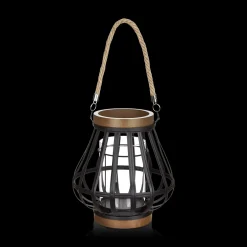 Bouclair Wood-Like & Metal Lantern* Home Decorative Items & Objects|Candles & Candle Stick Holders